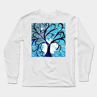 The Silver Moon Tree Long Sleeve T-Shirt